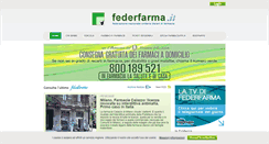 Desktop Screenshot of federfarma.it